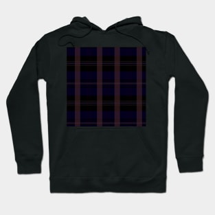 Gothic Aesthetic Artair 1 Hand Drawn Textured Plaid Pattern Hoodie